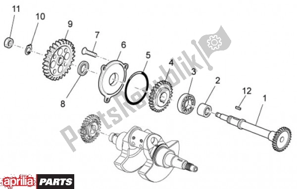 Todas as partes de Transmission Shaft do Aprilia SXV 47 450 2009 - 2011