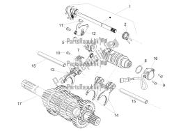 Gear box / Selector / Shift cam