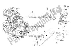 alavanca parcial de completação do motor