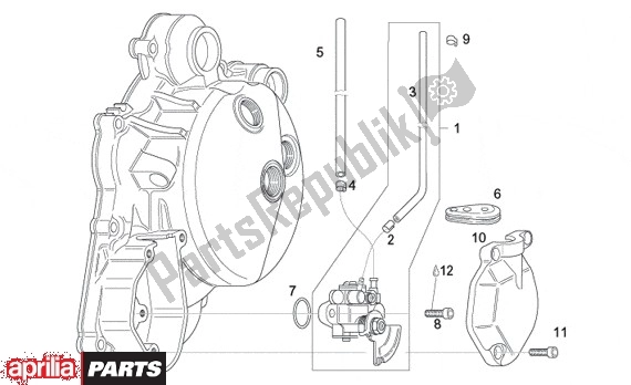 Todas las partes para Bomba De Aceite de Aprilia Tuono 355 125 2003 - 2004