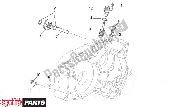 Todas as partes de Rechter Behuizing do Aprilia Tuono 350 2003 - 2004