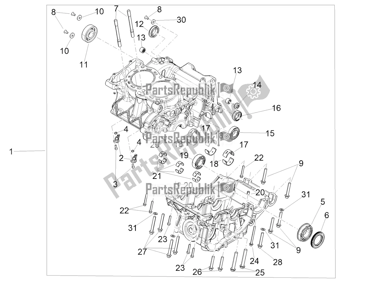 Toutes les pièces pour le Carters I du Aprilia Tuono 660 2021