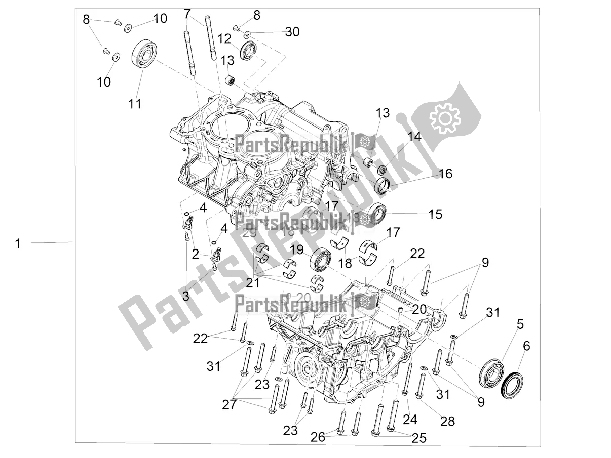 Toutes les pièces pour le Carters I du Aprilia Tuono 660 2022