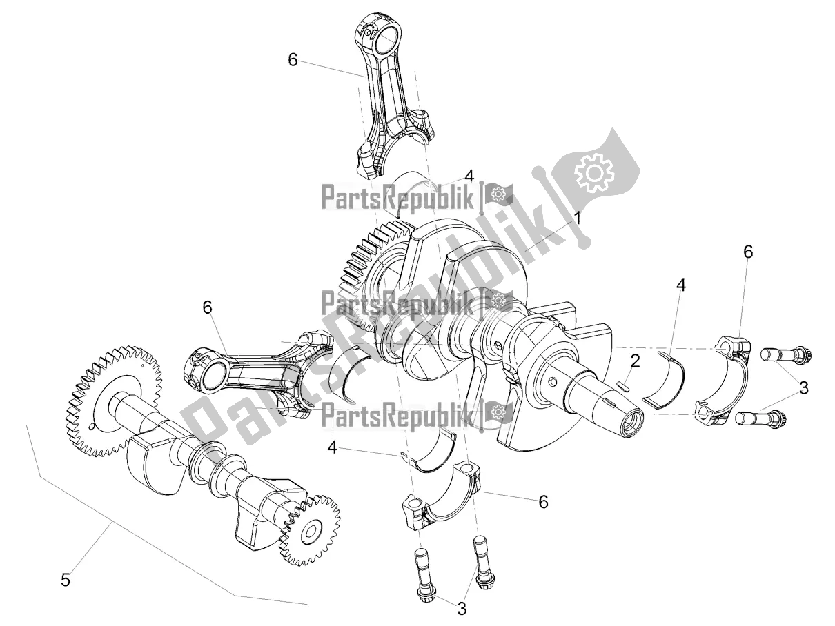 Todas las partes para Eje De Accionamiento de Aprilia Tuono 660 Apac 2021