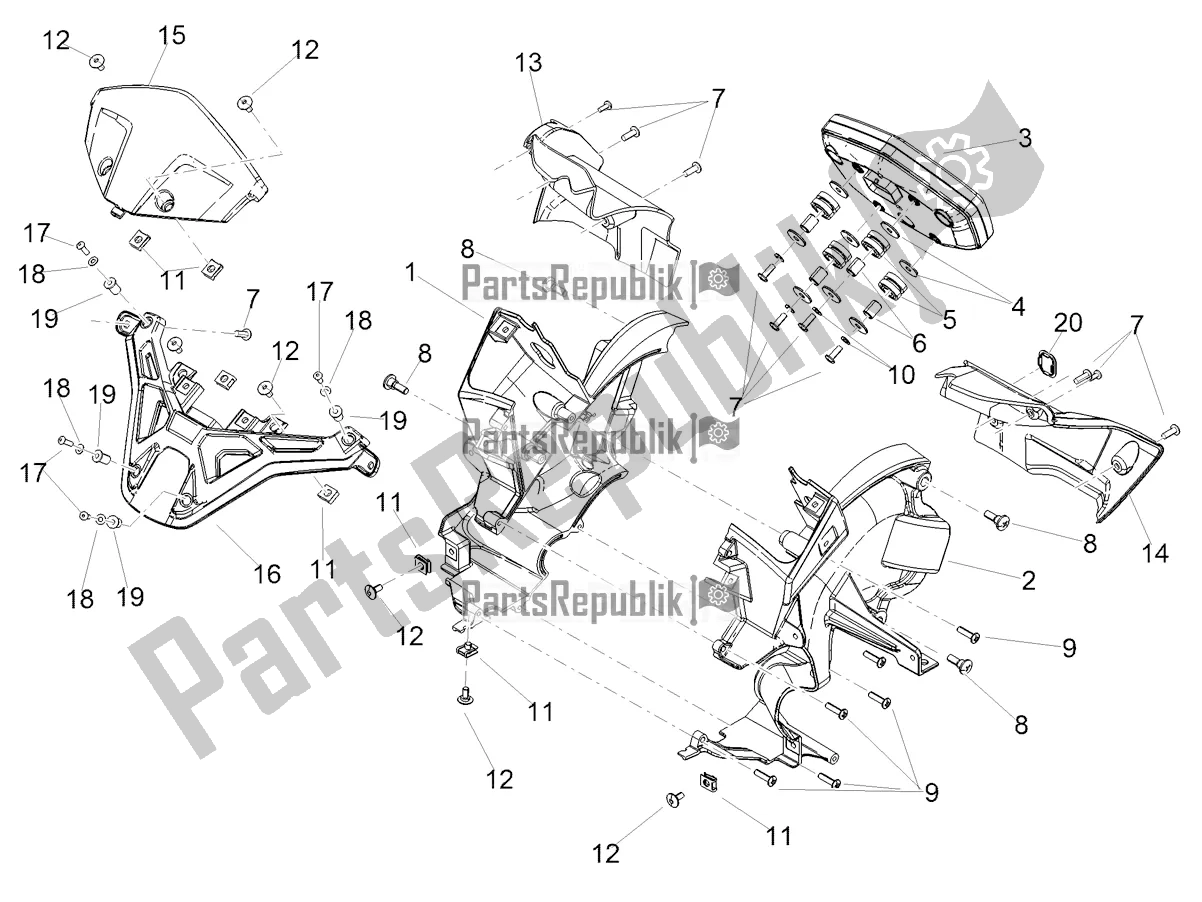 Alle Teile für das Instrumente des Aprilia Tuono 660 Apac 2021