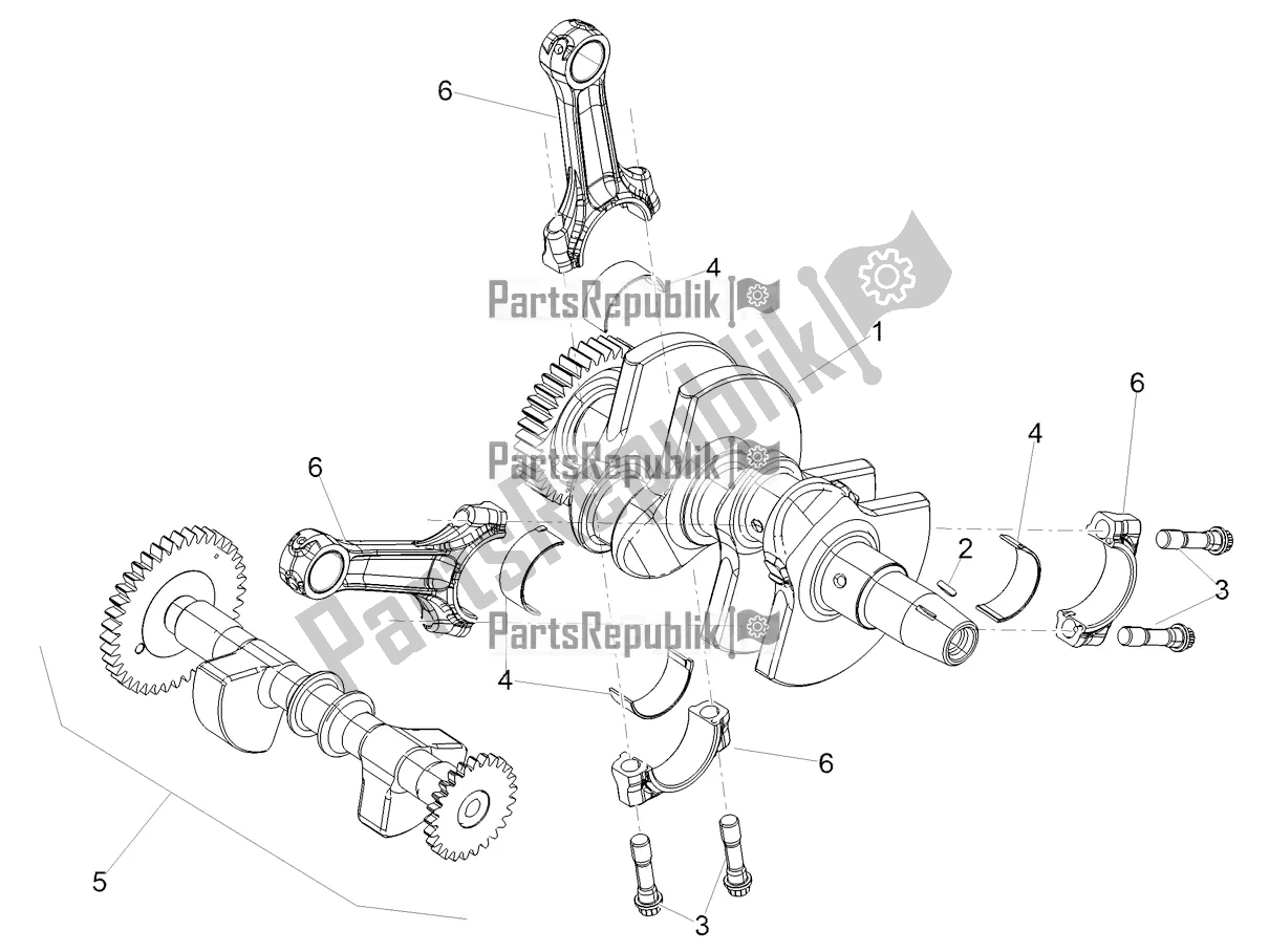 All parts for the Drive Shaft of the Aprilia Tuono 660 Apac 2022