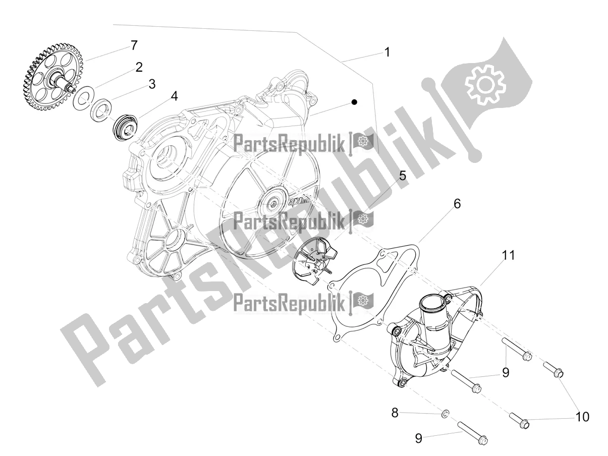 Toutes les pièces pour le Pompe à Eau du Aprilia Tuono 660 Apac 2022