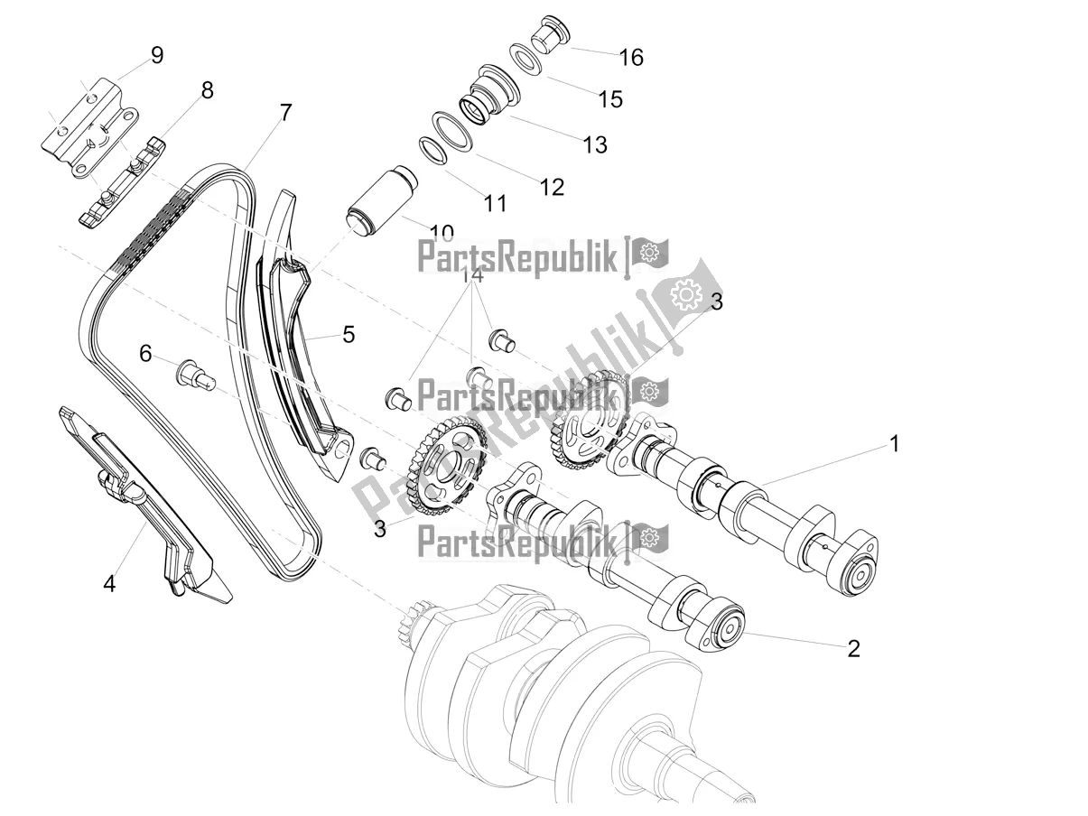 Toutes les pièces pour le Système De Chronométrage du Aprilia Tuono 660 USA 2022