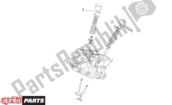 All parts for the Valves of the Aprilia Tuono R-factory 20 1000 2006 - 2007