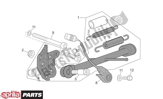 Toutes les pièces pour le Standaard du Aprilia Tuono R-factory 20 1000 2006 - 2007