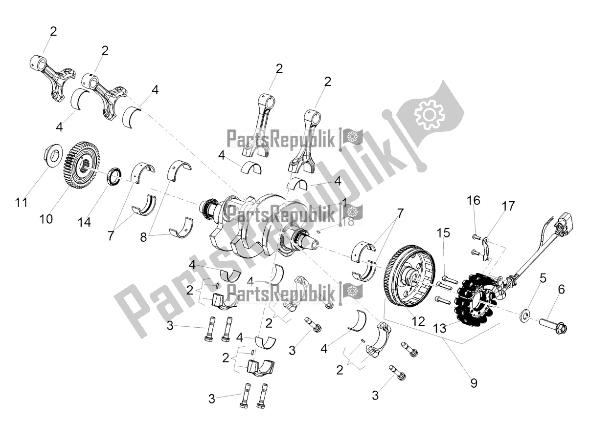 Tutte le parti per il Albero Di Trasmissione del Aprilia Tuono V4 1100 Apac 2022