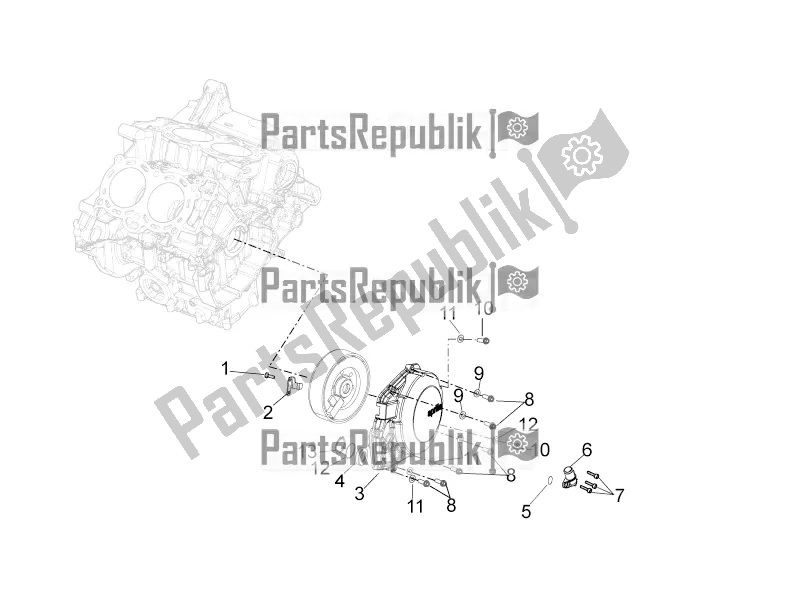 All parts for the Cover of the Aprilia Tuono V4 1100 Factory USA, Canada 2016