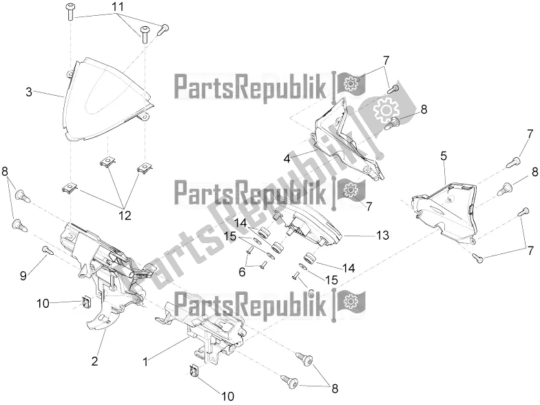 Toutes les pièces pour le Tableau De Bord du Aprilia Tuono V4 1100 Factory ZD4 TYG 2016