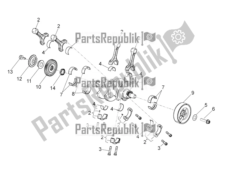 Toutes les pièces pour le Arbre De Transmission du Aprilia Tuono V4 1100 Factory ZD4 TYG 2016