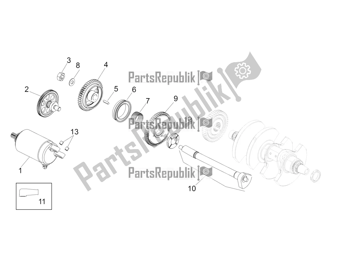 All parts for the Ignition Unit of the Aprilia Tuono V4 1100 Factory ZD4 TYG 2016