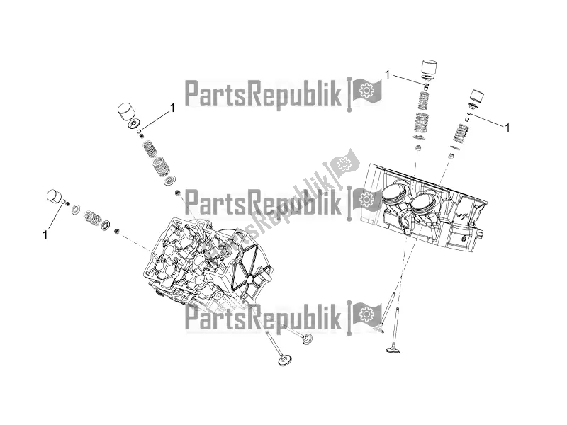 Toutes les pièces pour le Tampons De Soupapes du Aprilia Tuono V4 1100 Factory ZD4 TYG 2016
