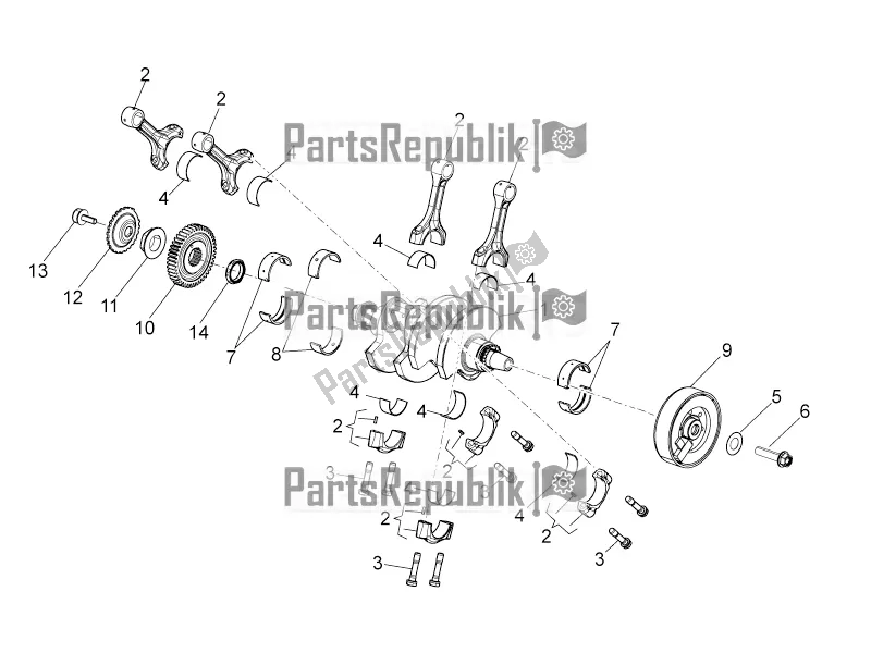 Toutes les pièces pour le Arbre De Transmission du Aprilia Tuono V4 1100 RF 2018