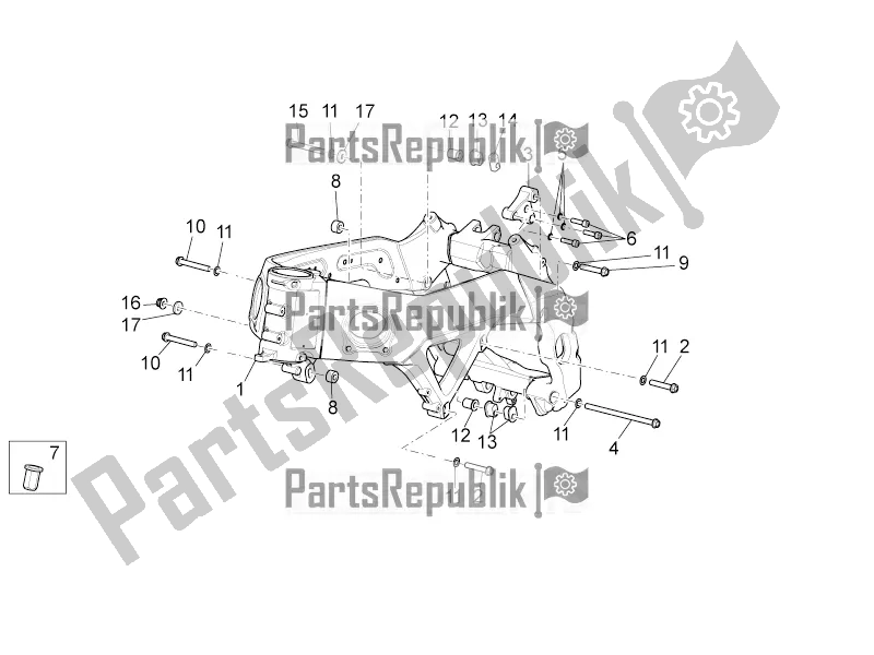 Tutte le parti per il Frame I del Aprilia Tuono V4 1100 RR 2020