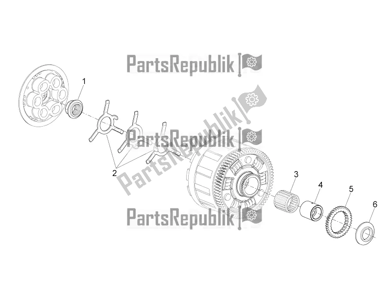 Toutes les pièces pour le Embrayage I du Aprilia Tuono V4 1100 RR USA 2020