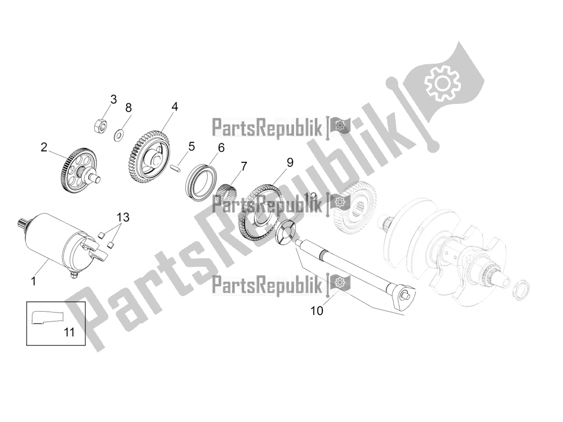 All parts for the Ignition Unit of the Aprilia Tuono V4 1100 RR USA 2020