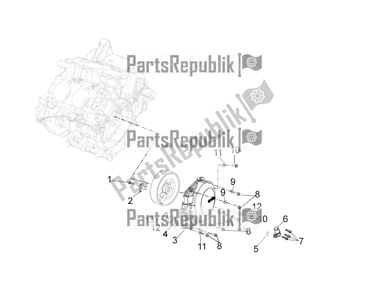 Toutes les pièces pour le Couverture du Aprilia Tuono V4 1100 RR USA, Canada 2016