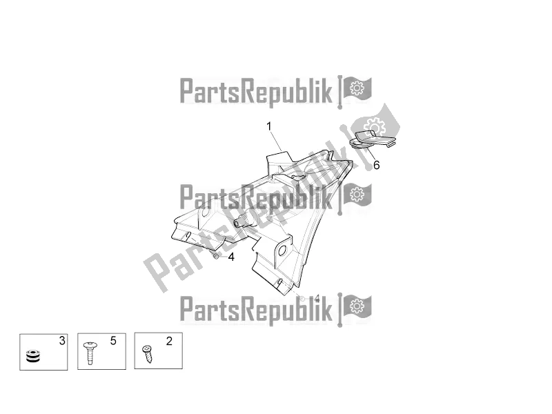 Tutte le parti per il Fanale Posteriore del Aprilia Tuono V4 1100 RR USA, Canada 2016