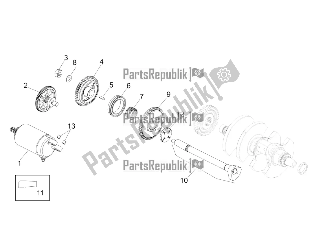 All parts for the Ignition Unit of the Aprilia Tuono V4 1100 RR ZD4 KG 2017