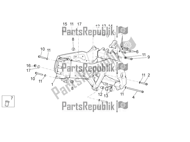 Tutte le parti per il Frame I del Aprilia Tuono V4 1100 RR ZD4 TYU 2019