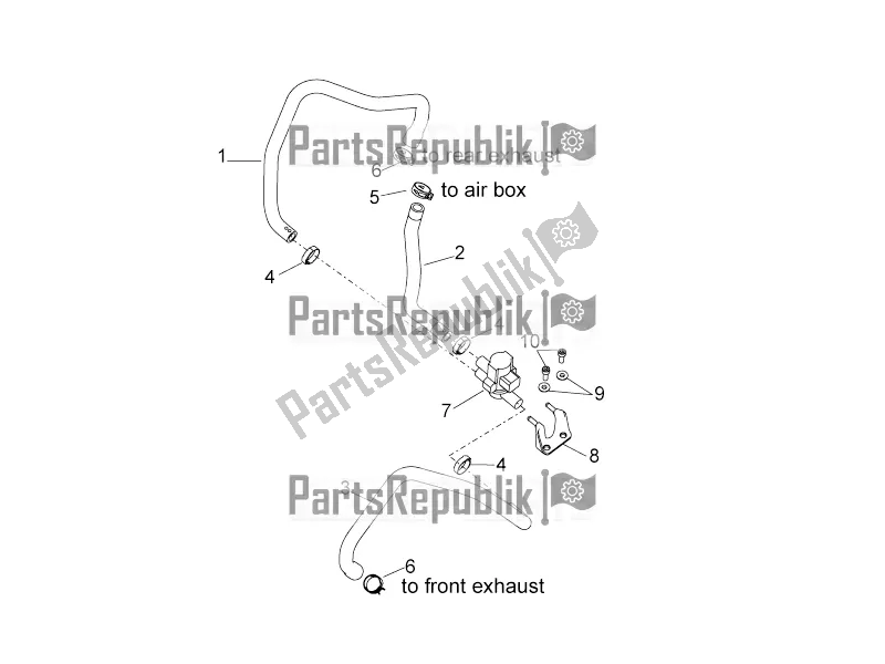 Todas las partes para Aire Secundario de Aprilia Tuono V4 Factory 1100 Superpole Apac 2019
