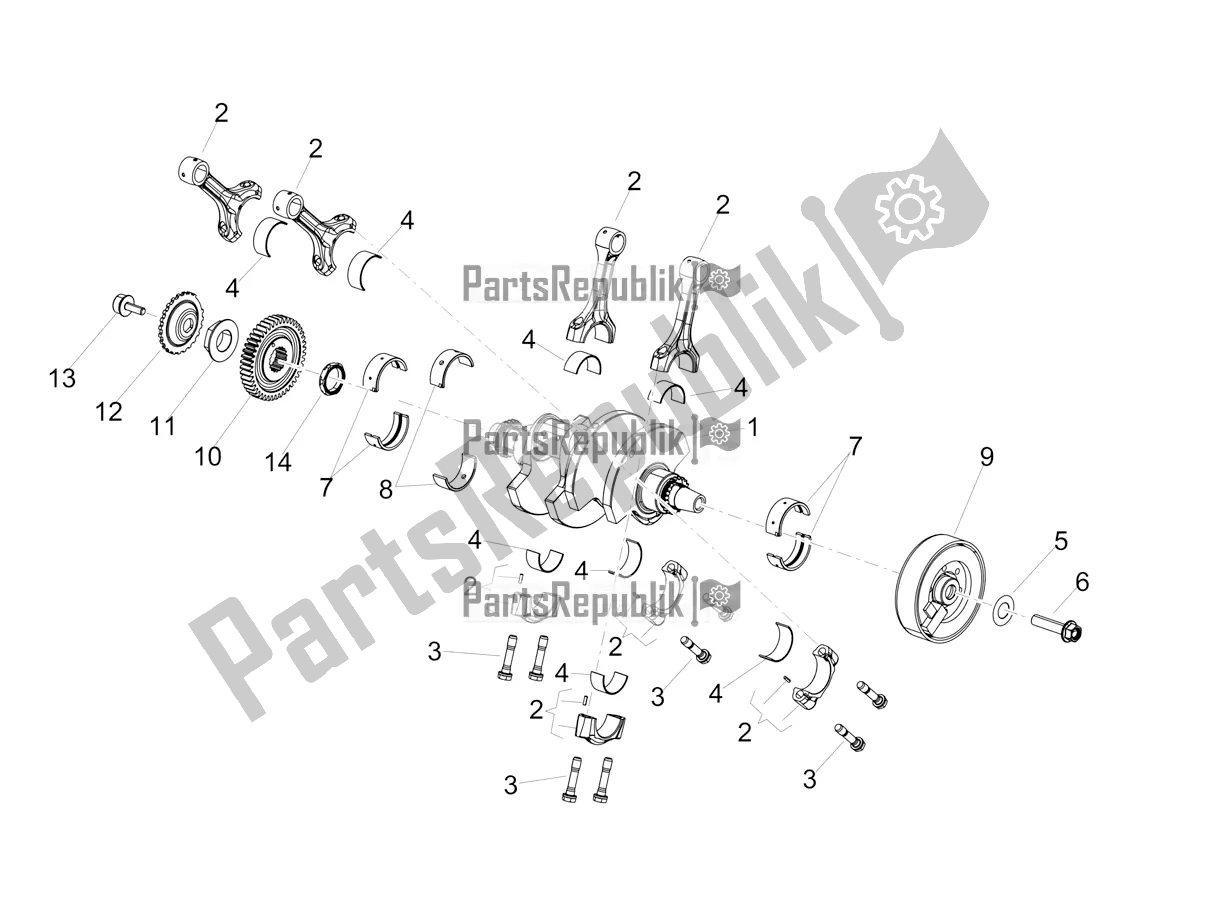 Tutte le parti per il Albero Di Trasmissione del Aprilia Tuono V4 Factory 1100 Superpole Apac 2020