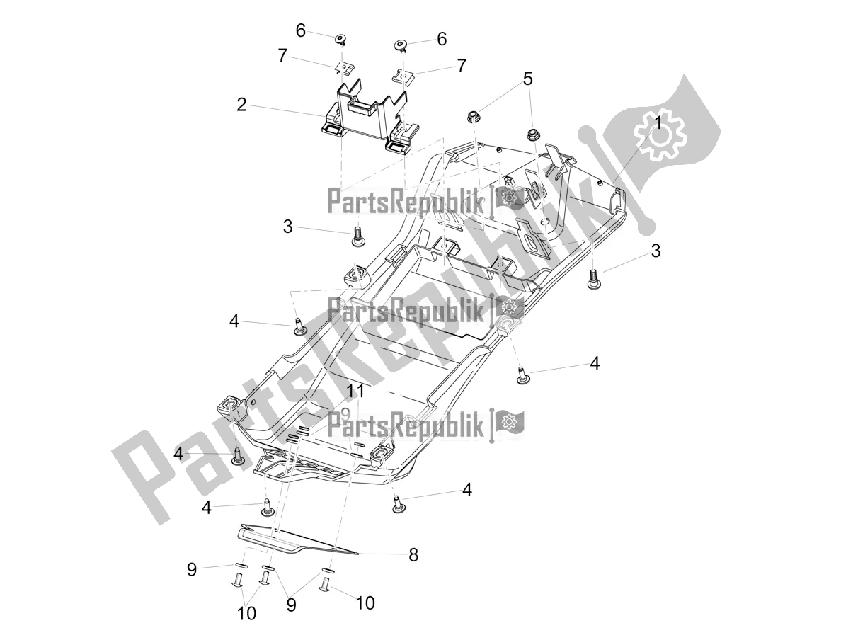 Toutes les pièces pour le Compartiment De Selle du Aprilia Tuono V4 Factory 1100 Superpole Apac 2020