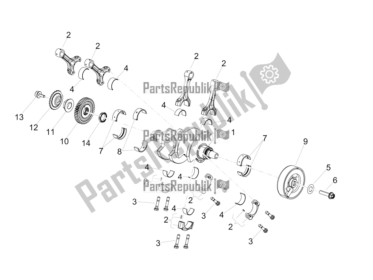 Tutte le parti per il Albero Di Trasmissione del Aprilia Tuono V4 Factory 1100 Superpole Apac E4 2021