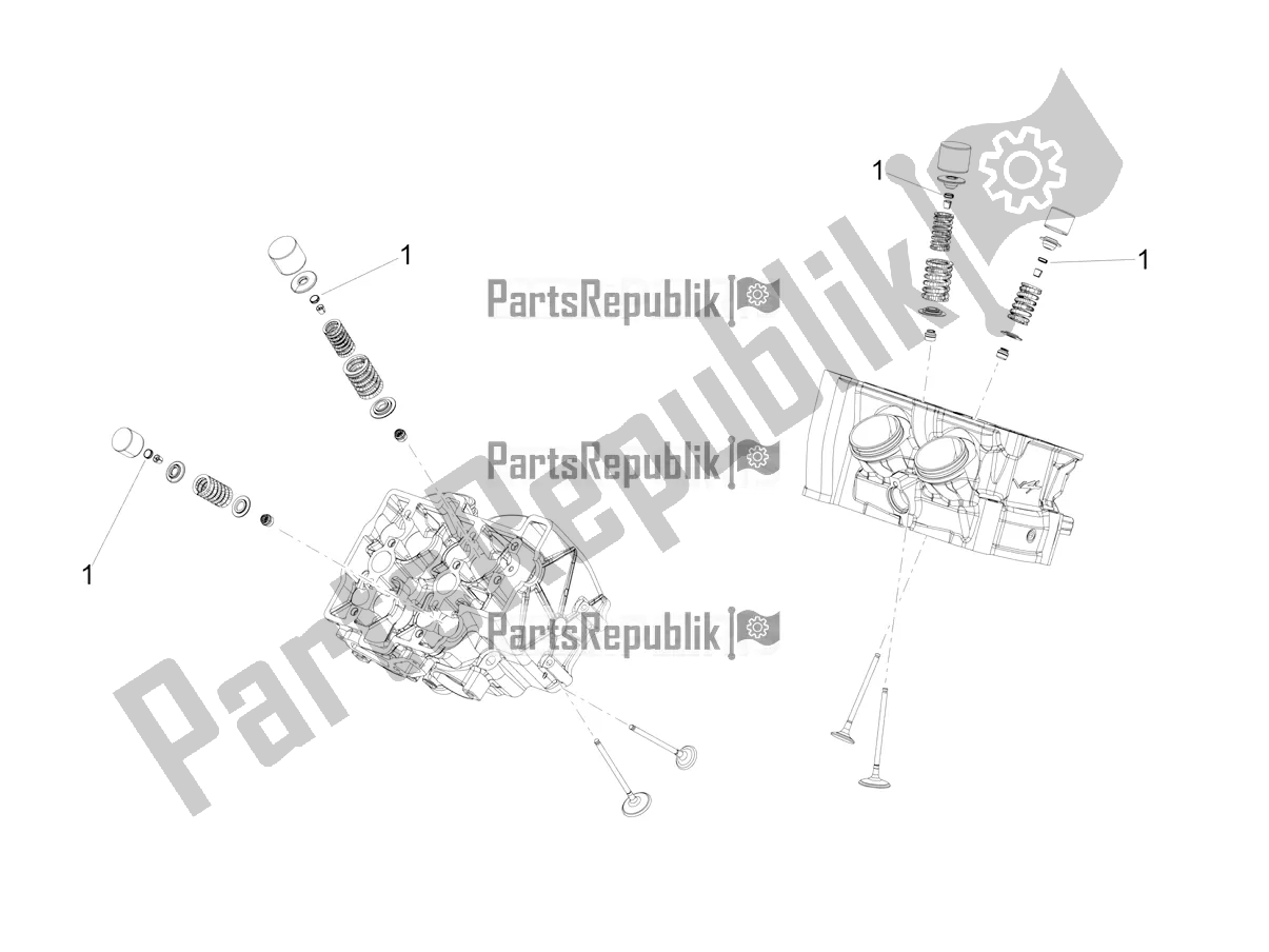 Tutte le parti per il Tampone del Aprilia Tuono V4 Factory 1100 Superpole Apac E5 2021