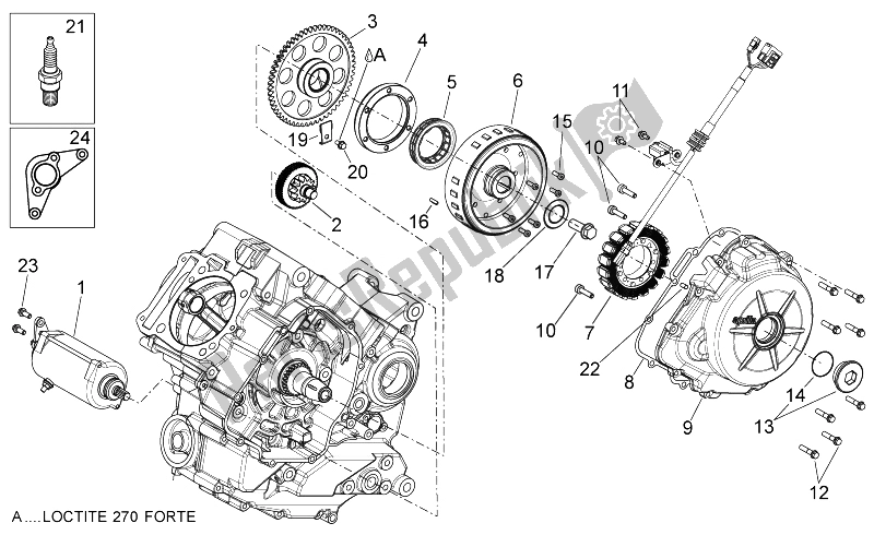 Alle Teile für das Zündeinheit des Aprilia Dorsoduro 750 ABS 2008