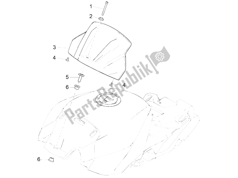 Tutte le parti per il Coperchio Del Serbatoio del Aprilia RSV4 Racing Factory L E Europe 1000 2016