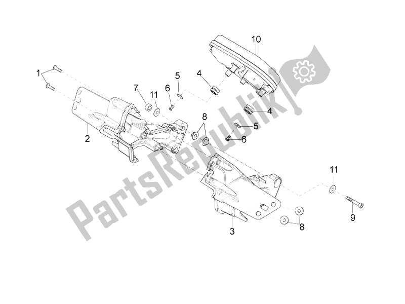 Toutes les pièces pour le Instruments du Aprilia RS4 50 2T 2011