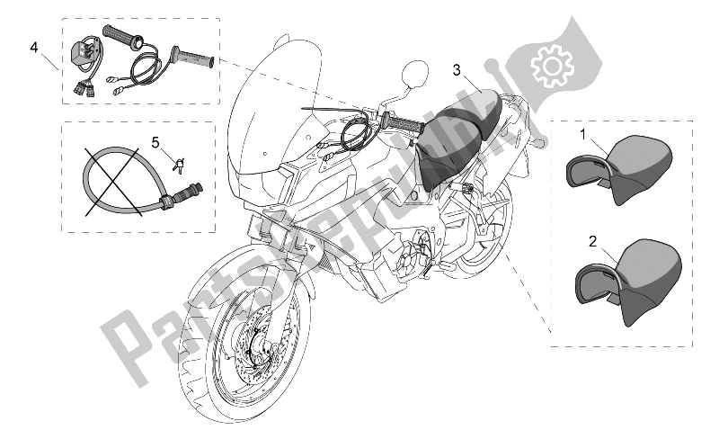 All parts for the Acc. - Various of the Aprilia ETV 1000 Capo Nord 2001