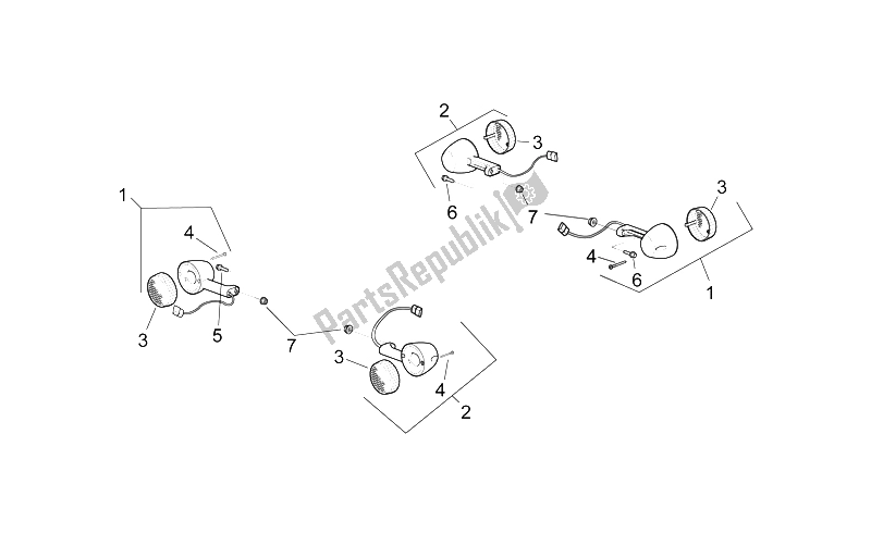 Toutes les pièces pour le Clignotants du Aprilia RSV Mille 1000 1998