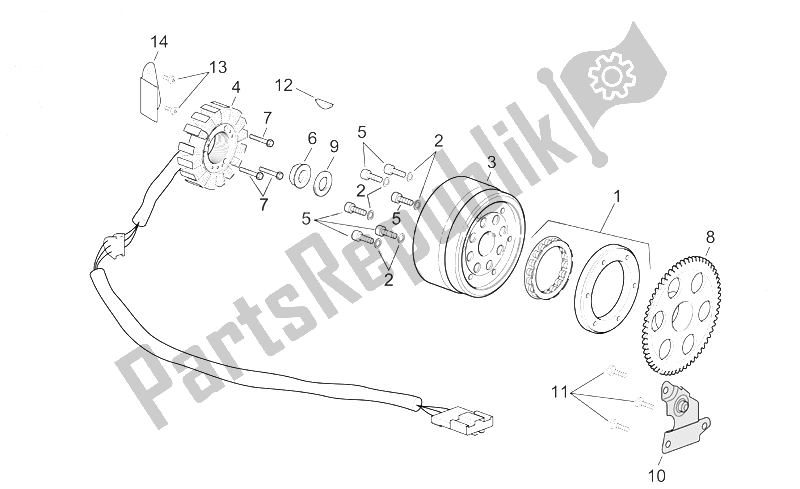 Alle Teile für das Zündeinheit des Aprilia Atlantic 400 500 Sprint 2005