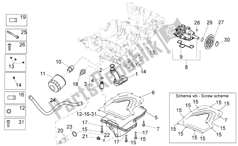 Todas as partes de B? I Tr? N do Aprilia RSV4 Aprc R 1000 2011