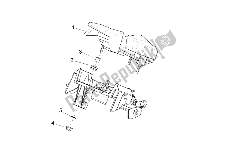 All parts for the Dashboard of the Aprilia RXV SXV 450 550 2006