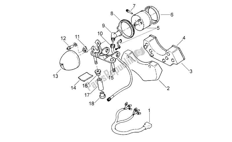 Tutte le parti per il Pannello Di Controllo del Aprilia Classic 50 1992