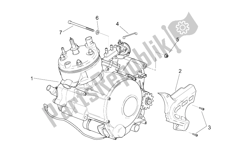 Toutes les pièces pour le Moteur du Aprilia RS 50 1999