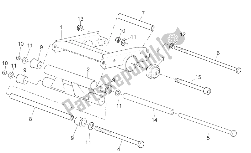 All parts for the Connecting Rod of the Aprilia Sport City 125 200 250 E3 2006