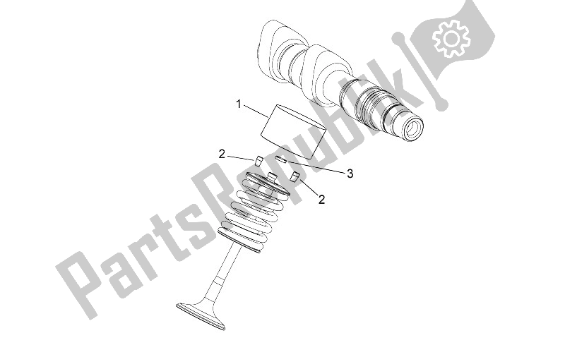 All parts for the Valves Pads of the Aprilia Shiver 750 USA 2015