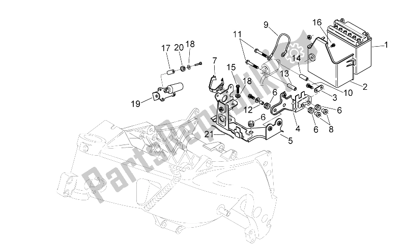 All parts for the Electrical System Ii of the Aprilia RS 125 2006