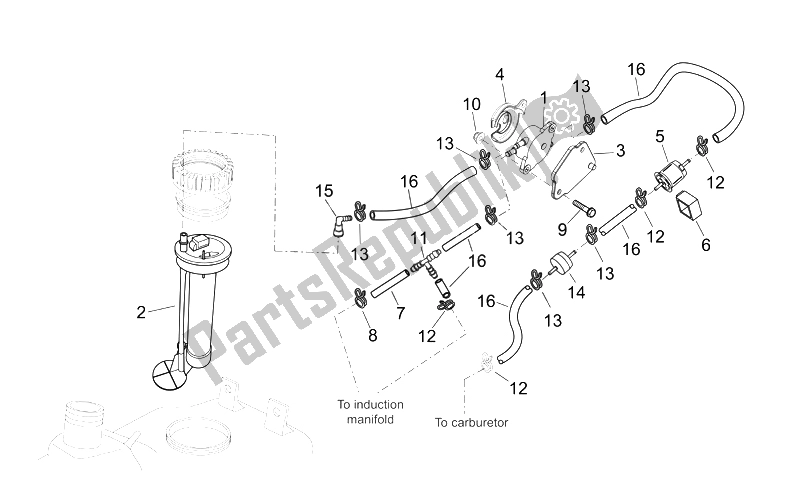 Toutes les pièces pour le Fournir I du Aprilia Atlantic 125 250 2006