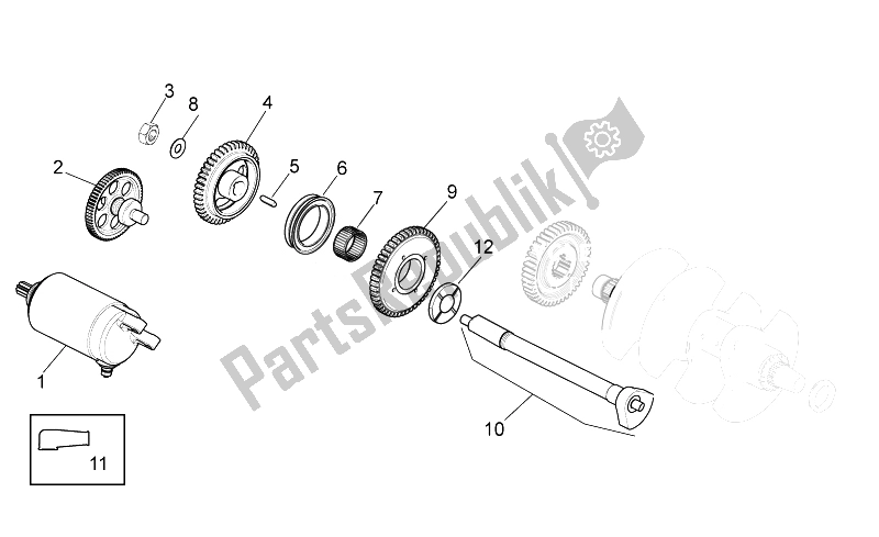 All parts for the Ignition Unit of the Aprilia Tuono 1000 V4 R Aprc ABS 2014