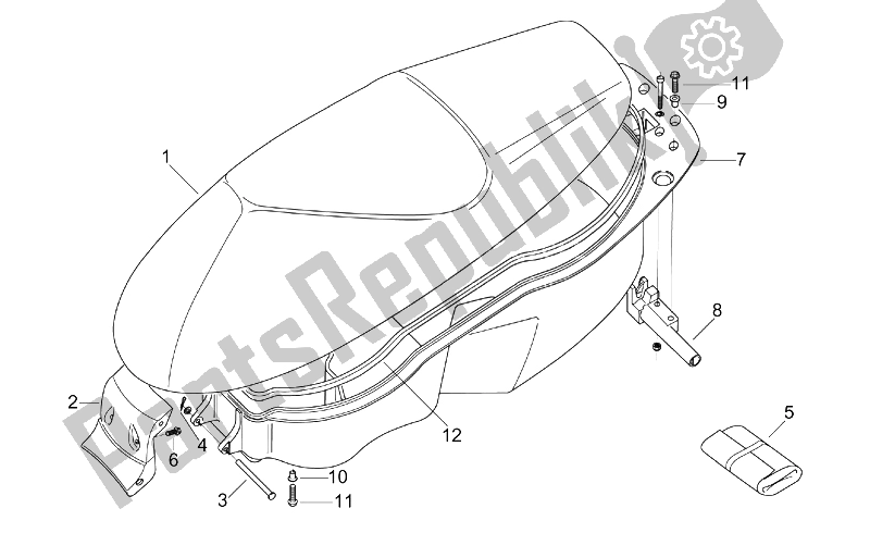 Toutes les pièces pour le Unité De Selle du Aprilia Leonardo 125 150 1996