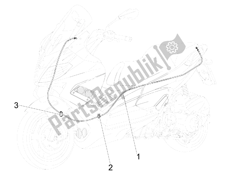 Todas las partes para Transmisiones de Aprilia SR 300 MAX 2011